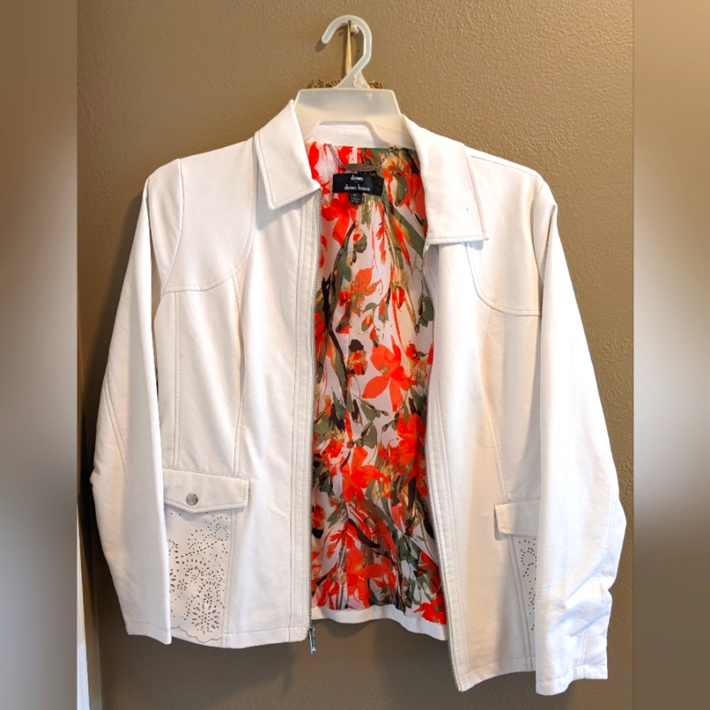 Dennis by Dennis Basso Faux Leather Jacket